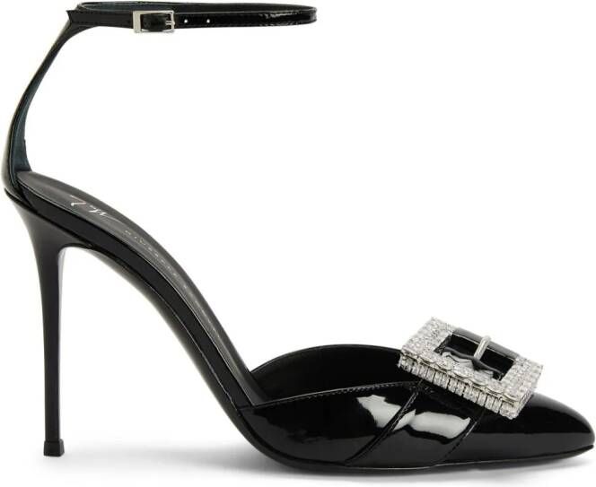 Giuseppe Zanotti 105mm Miss Buckle pumps Black