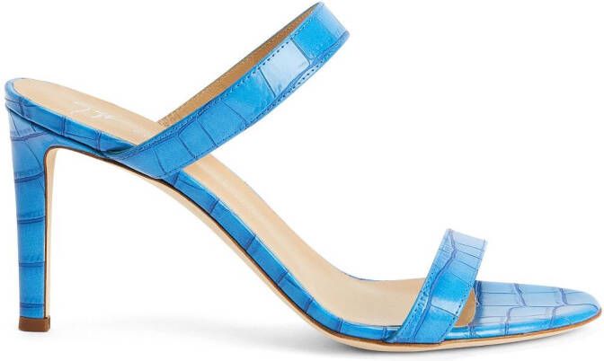 Giuseppe Zanotti 85mm Calista sandals Blue
