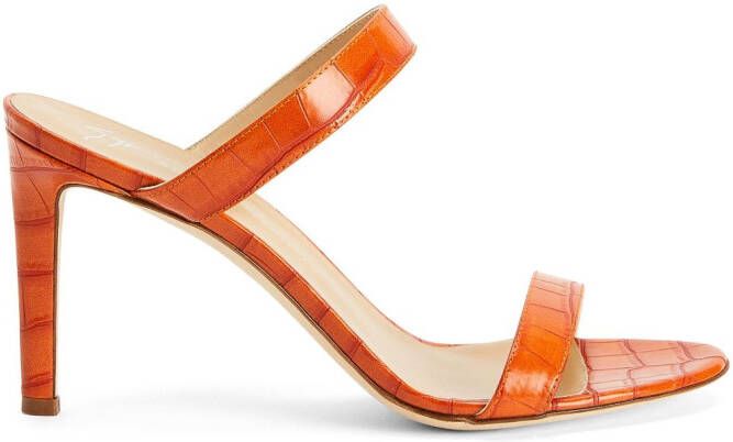 Giuseppe Zanotti 85mm Calista sandals Orange