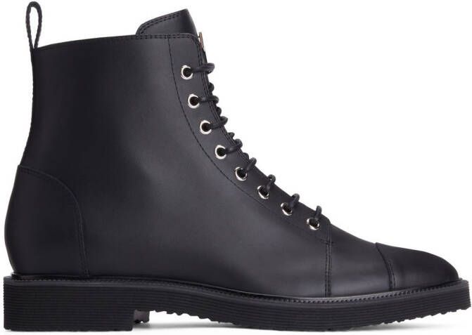 Giuseppe Zanotti Chris leather ankle boots Black