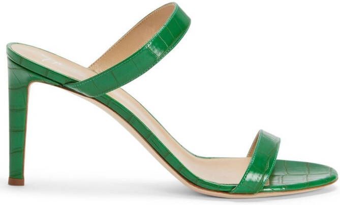 Giuseppe Zanotti Claista stiletto sandals Green