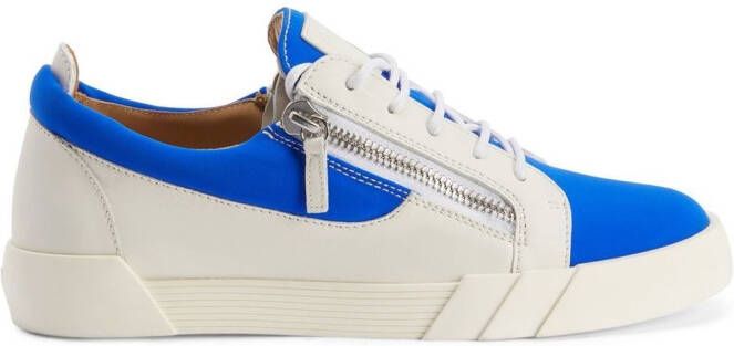 Giuseppe Zanotti colour-block low-top sneakers Blue