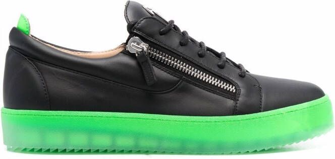 Giuseppe Zanotti contrasting-sole low-top sneakers Black