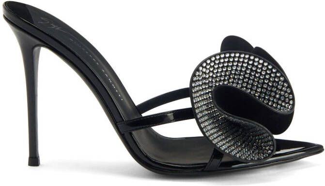 Giuseppe Zanotti 115mm Intriigo Charmante sandals Black