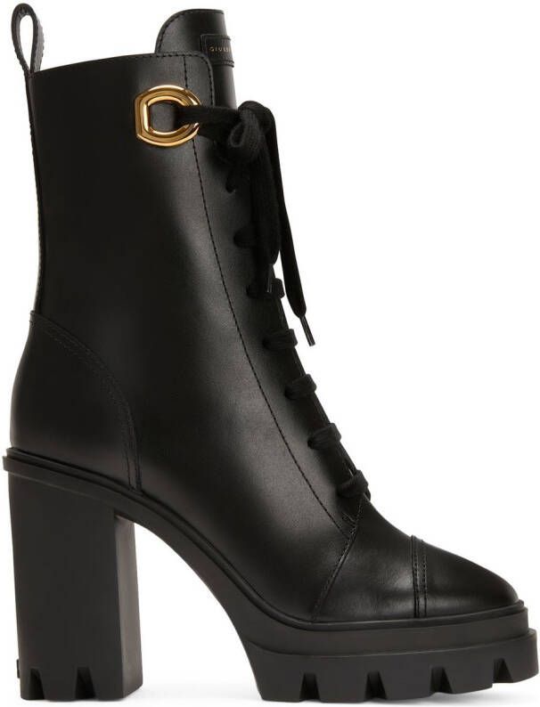 Giuseppe Zanotti 110mm Cubalibre boots Black
