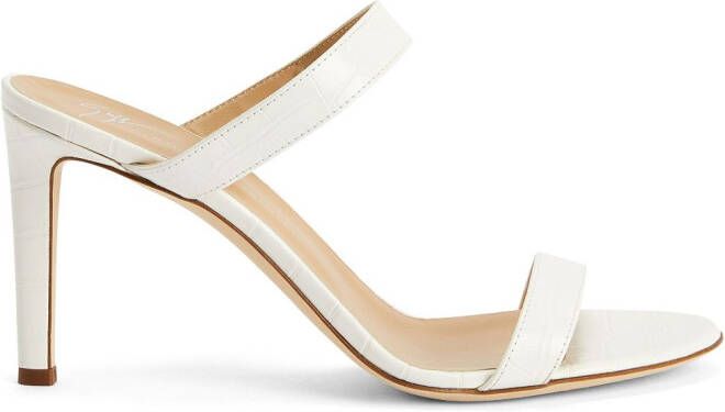 Giuseppe Zanotti 85mm Calista sandals White