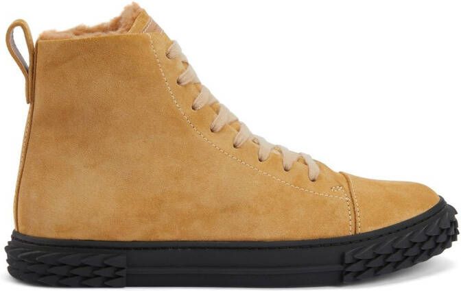 Giuseppe Zanotti Ecoblabber high-top sneakers Brown