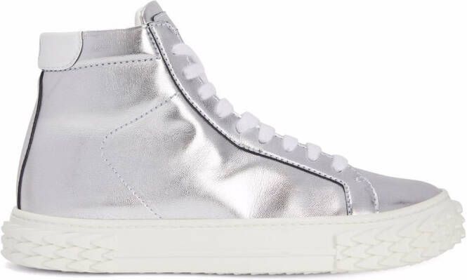 Giuseppe Zanotti Ecoblabber lace-up sneakers Grey
