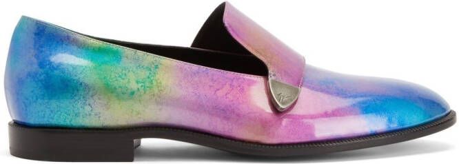 Giuseppe Zanotti Eflamm leather loafers Multicolour