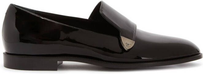 Giuseppe Zanotti Eflamm patent-leather loafers Black