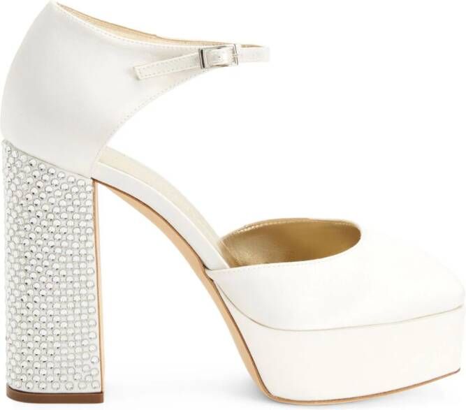 Giuseppe Zanotti 120mm Bebe Pixel platform pumps White