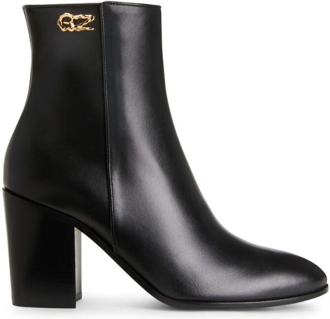 Giuseppe Zanotti 80mm Enriette ankle boots Black
