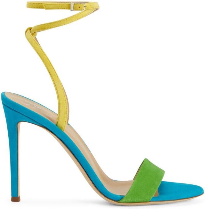 Giuseppe Zanotti 105mm Erwan sandals Green