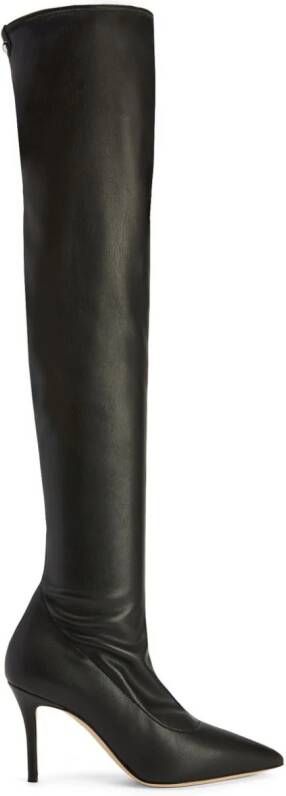 Giuseppe Zanotti Felicity 90mm thigh-high boots Black