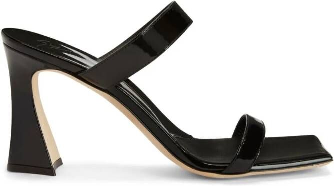 Giuseppe Zanotti 85mm Flaminia sandals Black