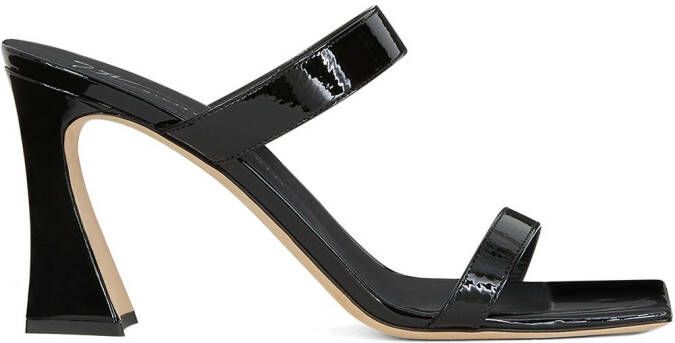 Giuseppe Zanotti 85mm Flaminia sandals Black