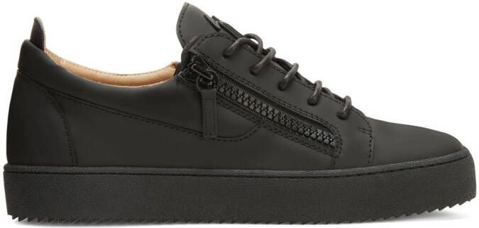 Giuseppe Zanotti Frankie leather low-top sneakers Black