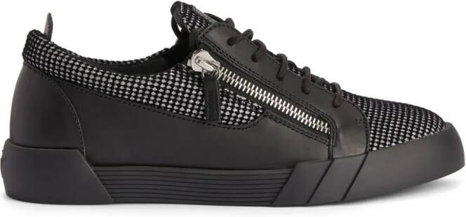 Giuseppe Zanotti Frankie leather sneakers Black