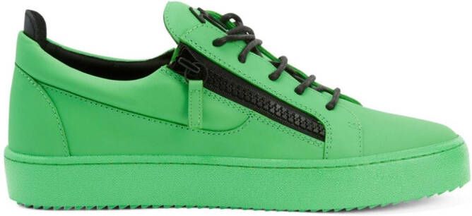 Giuseppe Zanotti Frankie leather sneakers Green