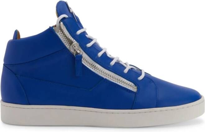 Giuseppe Zanotti Frankie logo-plaque sneakers Blue