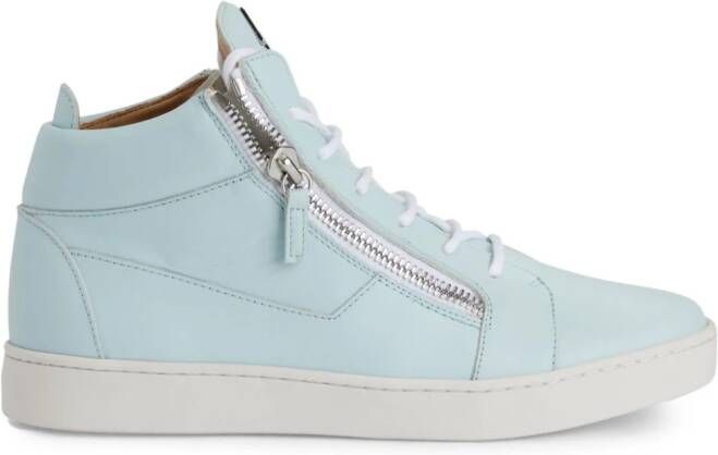 Giuseppe Zanotti Frankie logo-plaque sneakers Blue