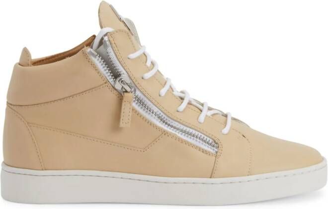 Giuseppe Zanotti Frankie logo-plaque sneakers Neutrals