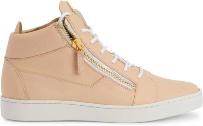 Giuseppe Zanotti Frankie logo-plaque sneakers Neutrals