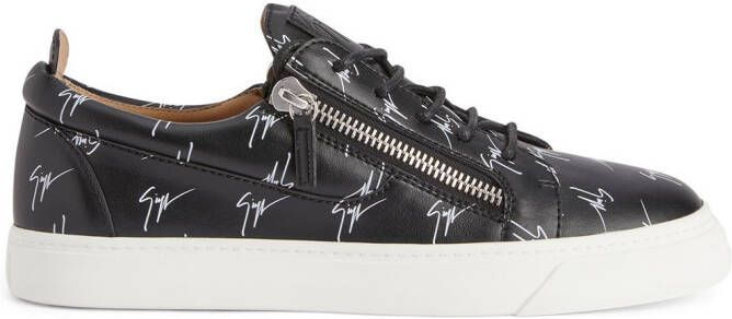 Giuseppe Zanotti Frankie logo-print sneakers Black