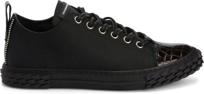 Giuseppe Zanotti Frankie low-top leather sneakers Black