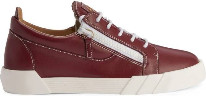 Giuseppe Zanotti Frankie low-top leather sneakers Brown