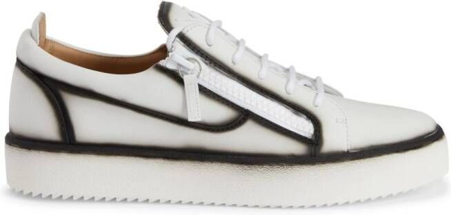 Giuseppe Zanotti Frankie low-top leather sneakers White
