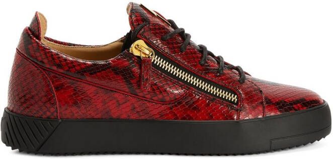 Giuseppe Zanotti Frankie low top-sneakers Red