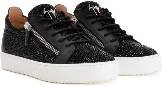 Giuseppe Zanotti Frankie rhinestone sneakers Black