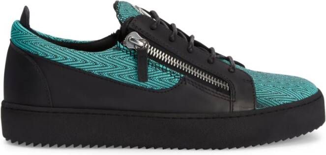 Giuseppe Zanotti Frankie two-tone design sneakers Black