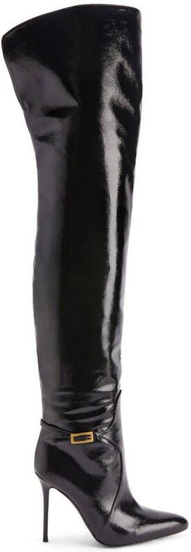Giuseppe Zanotti 105mm Frannie High above-knee boots Black