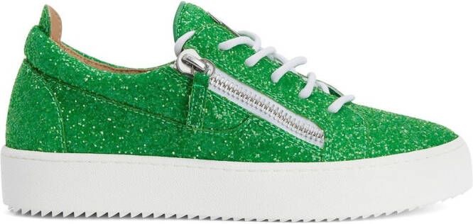 Giuseppe Zanotti Gail Glitter sneakers Green