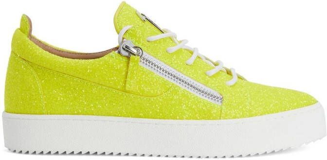 Giuseppe Zanotti Gail Glitter sneakers Yellow