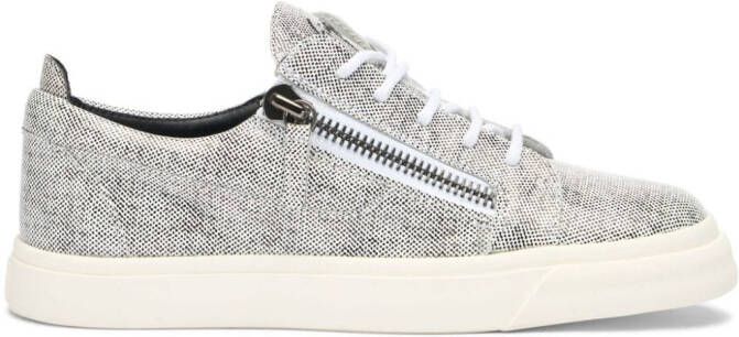 Giuseppe Zanotti Gail leather low-top sneakers Black