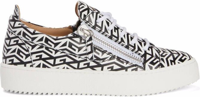 Giuseppe Zanotti Gail Monogram sneakers White