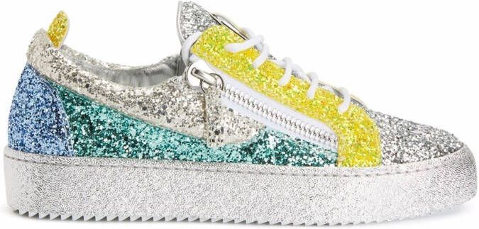 Giuseppe Zanotti Gail Glitter sneakers Grey