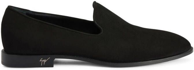 Giuseppe Zanotti Gatien suede loafers Black