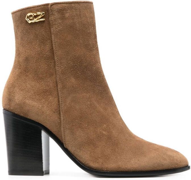 Giuseppe Zanotti Genesis 90mm ankle boots Brown