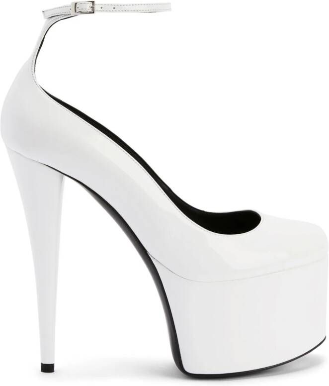 Giuseppe Zanotti 150mm GZ-Yana platform pumps White