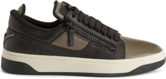 Giuseppe Zanotti Gz94 colour-block leather sneakers Brown