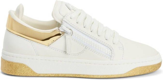 Giuseppe Zanotti GZ94 contrast-trim sneakers White