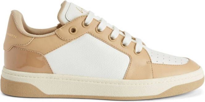 Giuseppe Zanotti Gz94 panelled leather sneakers White