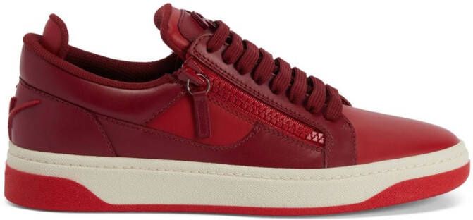 Giuseppe Zanotti GZ94 panelled sneakers Red