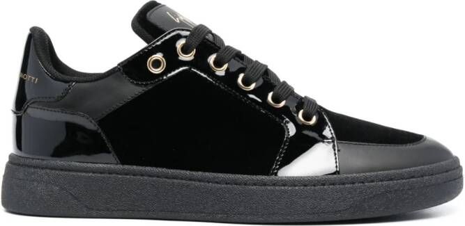 Giuseppe Zanotti Gz94 patent-finish leather sneakers Black