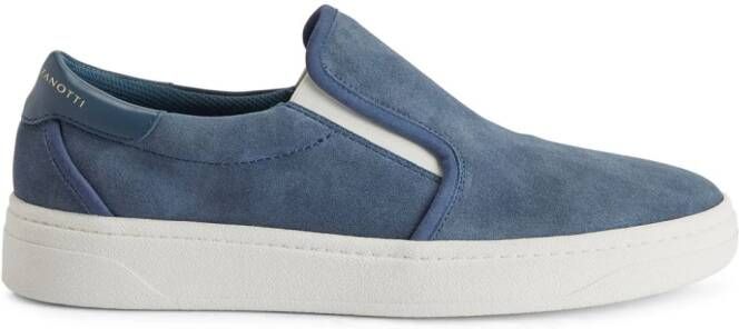 Giuseppe Zanotti Gz94 slip-on suede sneakers Blue
