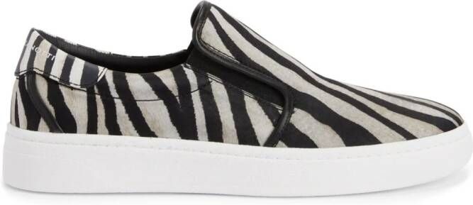 Giuseppe Zanotti GZ94 zebra-print sneakers Black